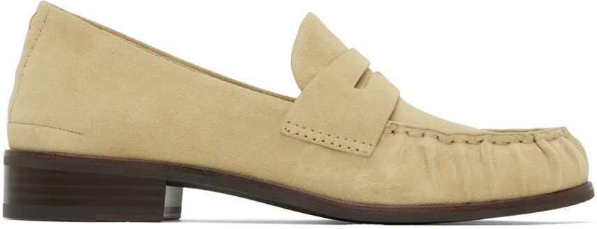 Rag & Bone Beige Sid Loafers In Dunesuede