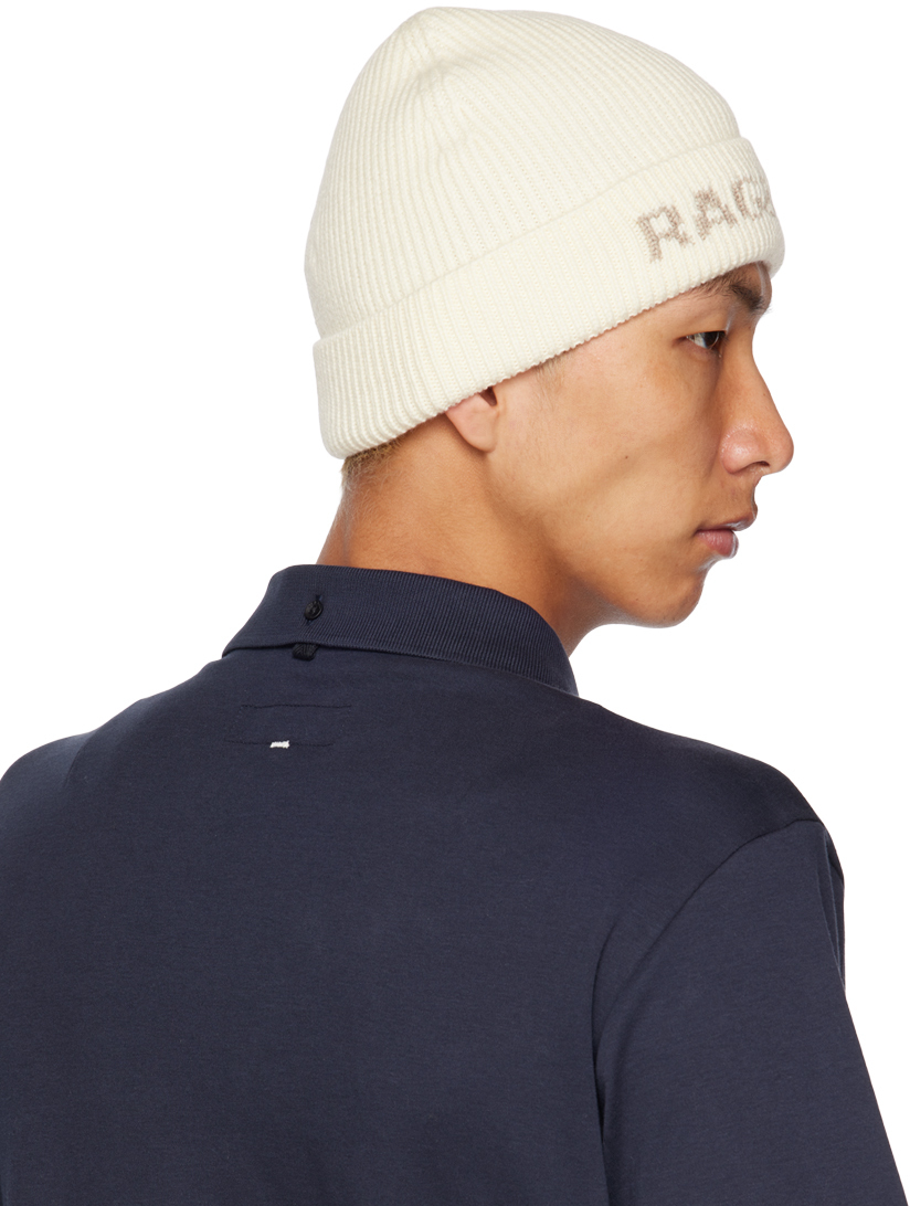 Rag & Bone Off-white Margo Beanie In Ivorymult