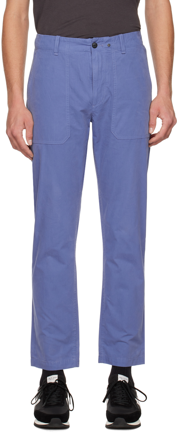 【関税込み】rag & bone ブルー Savannah トラウザーズ Rag & Bone Savannah Twill Cargo Pants in Blue | Lyst