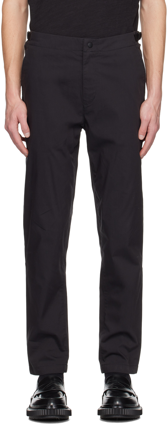 Shop Rag & Bone Black Precision Flyweight Trousers In Blk
