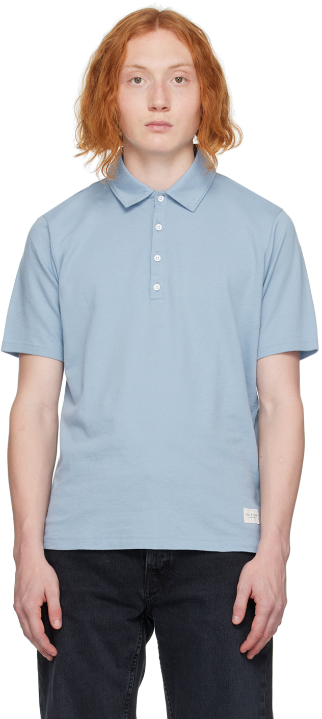 Ssense Uomo Abbigliamento Top e t-shirt T-shirt Polo Cotton Logo Long Sleeve Polo 