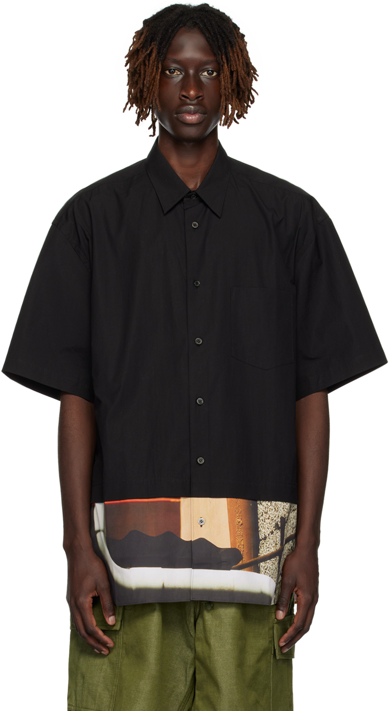 Black Typewriter Shirt by Comme des Garçons Homme on Sale