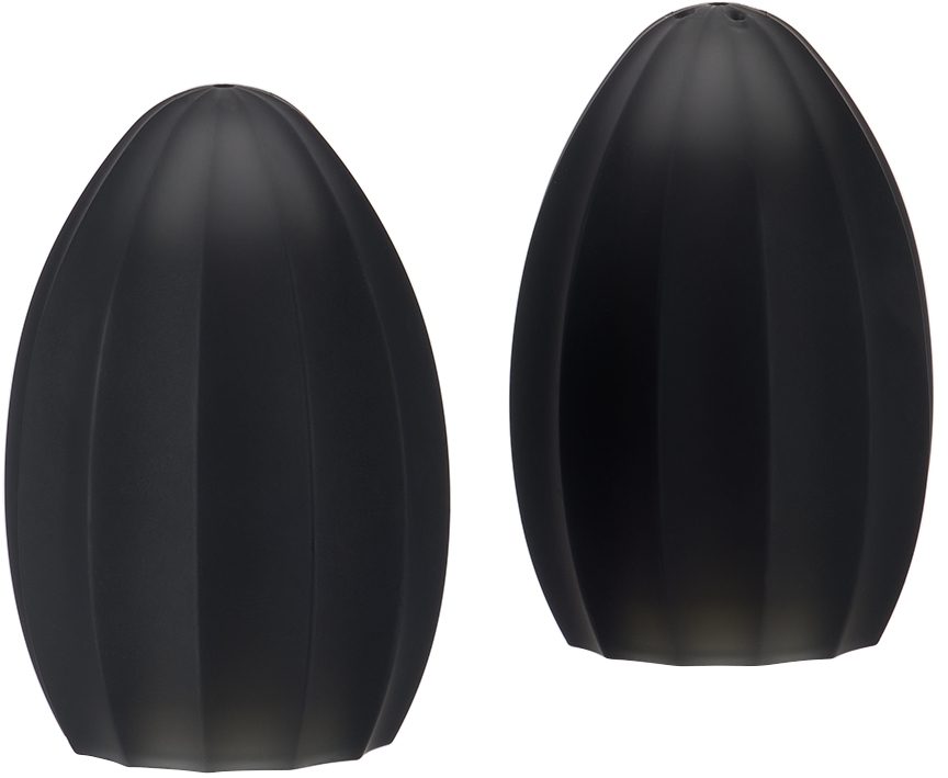 MARIO LUCA GIUSTI BLACK BONNIE & CLYDE SHAKER SET