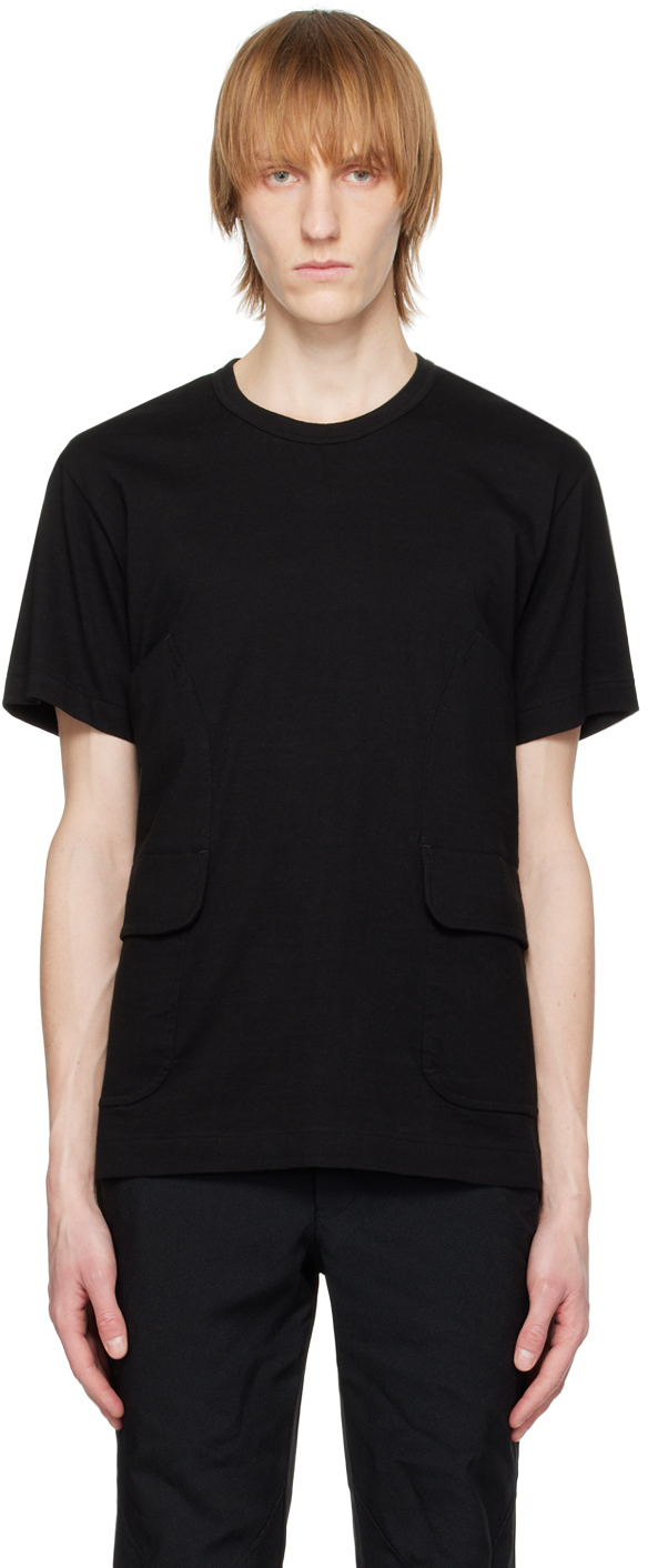 COMME DES GARÇONS HOMME DEUX BLACK POCKETS T-SHIRT