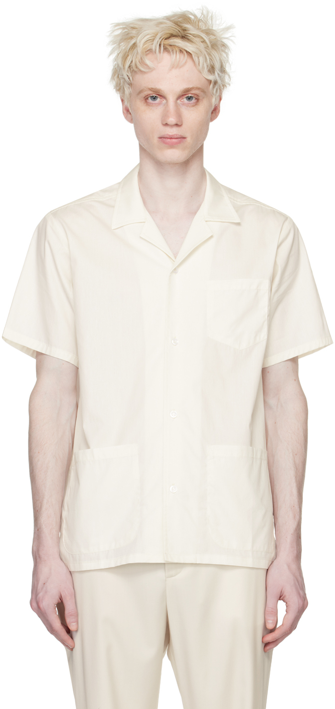 Bather White Camp Shirt