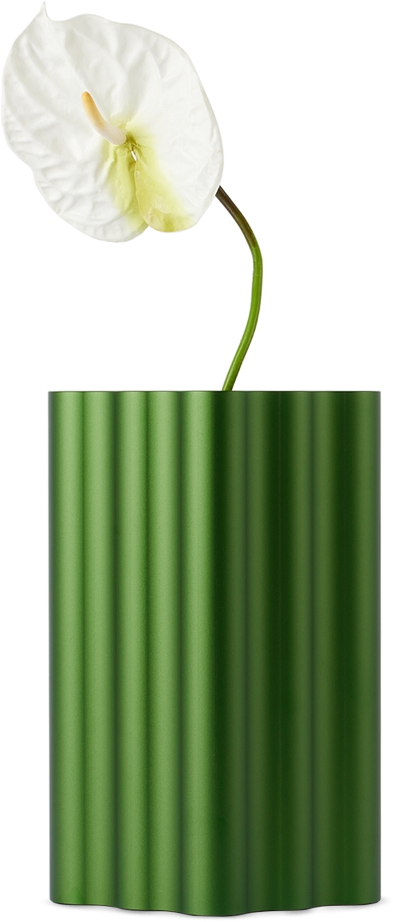 Vitra Green Large Nuage Vase In Ivy