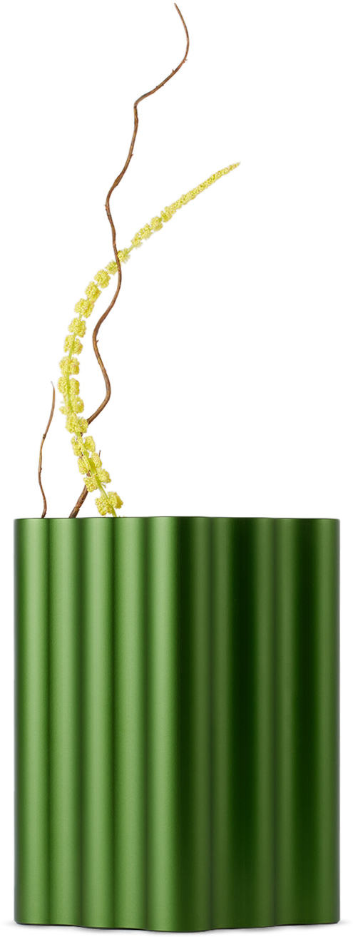 Vitra Green Medium Nuage Vase In Ivy