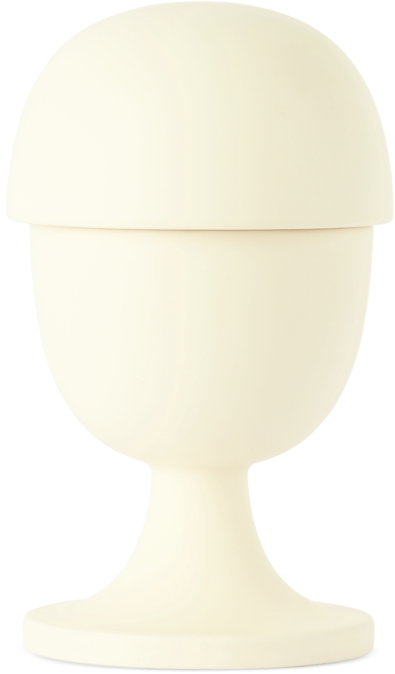 Vitra Off-white Ceramic Container No. 3 Vessel In Cream