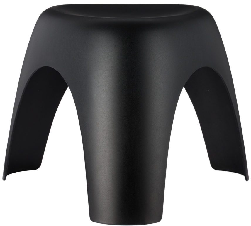 Vitra Black Elephant Stool In Black