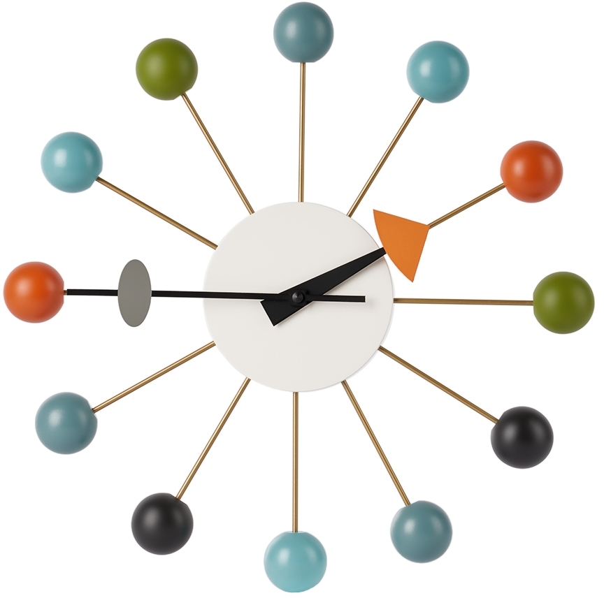 VITRA MULTICOLOR BALL CLOCK