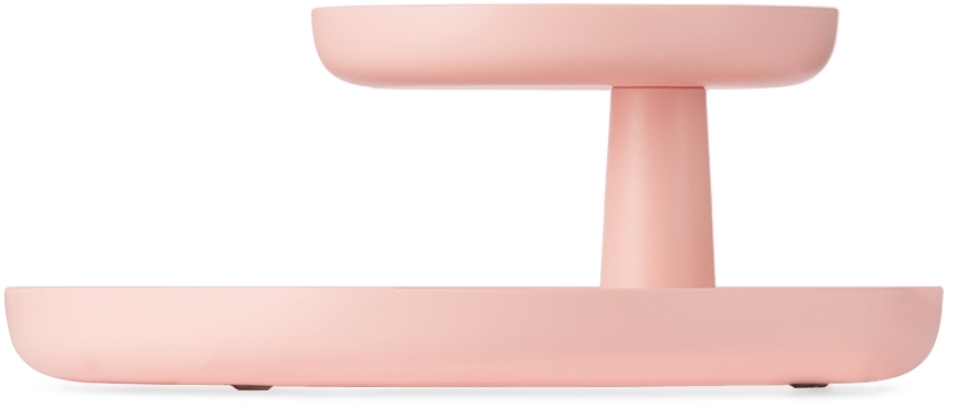 Vitra Pink Rotary Tray In Pale Rose