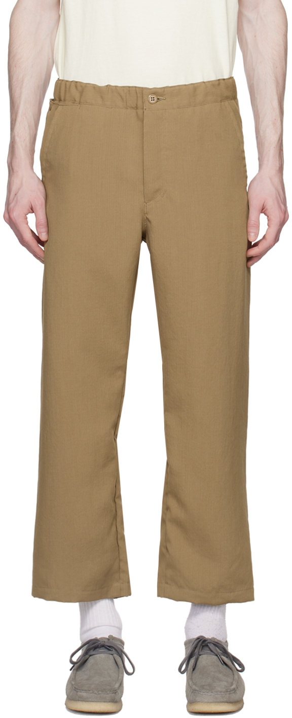Brown Water-Repellent Trousers