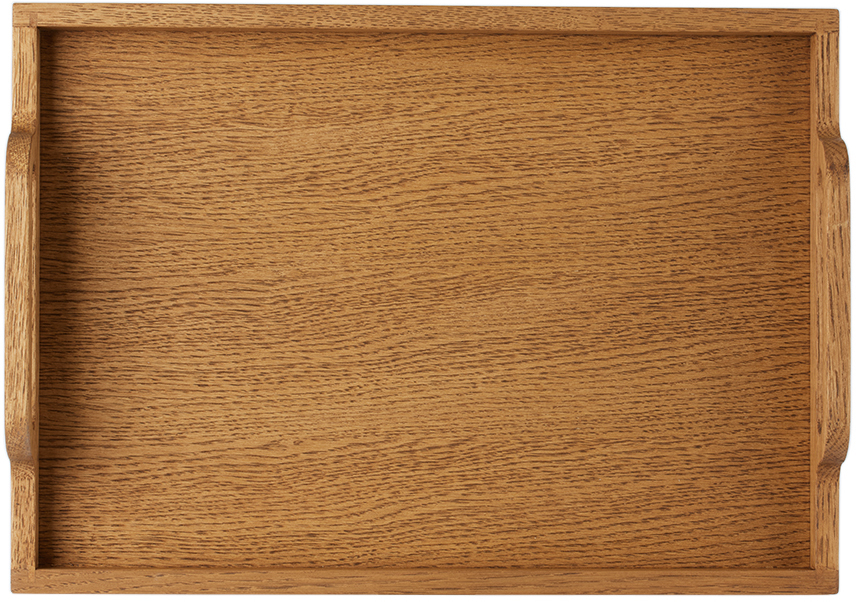 The Conran Shop Large Square Oak Wood Chopping Board in Brown