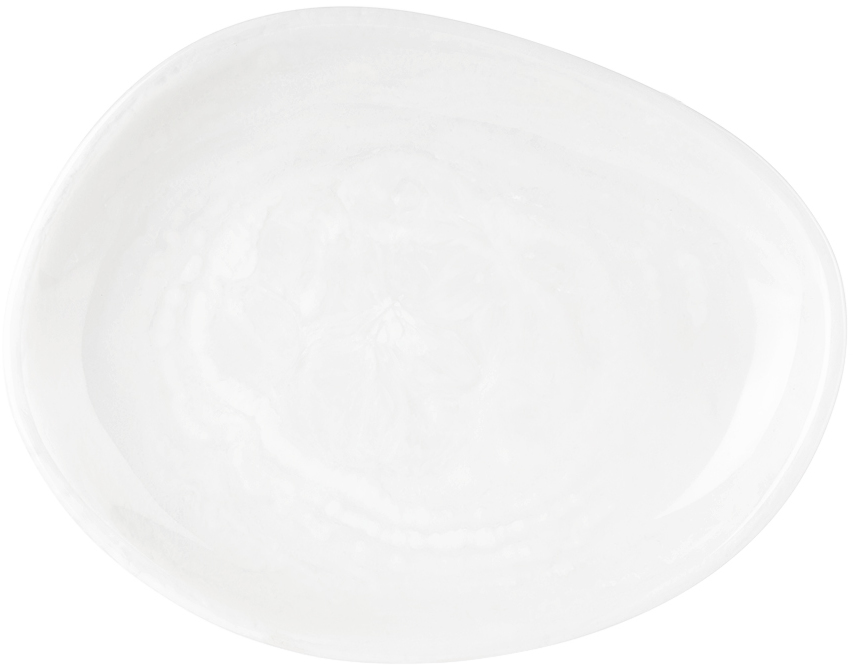 The Conran Shop White Small Pamana Platter In White Gloss