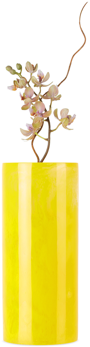The Conran Shop Yellow Pamana Cylinder Vase