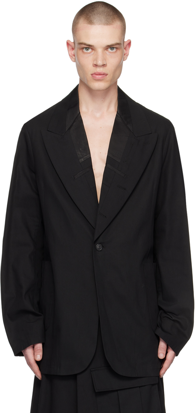 Black Inside Lapel Blazer