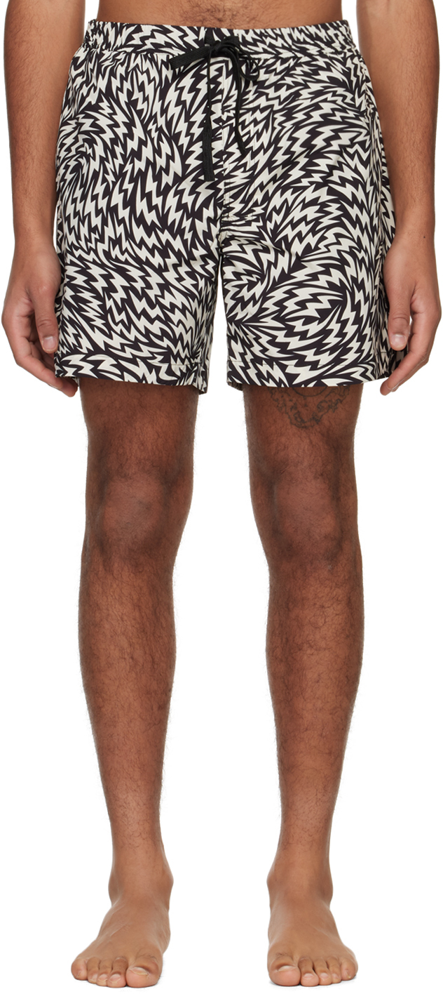 Double Rainbouu: Black She's Electric Swim Shorts | SSENSE