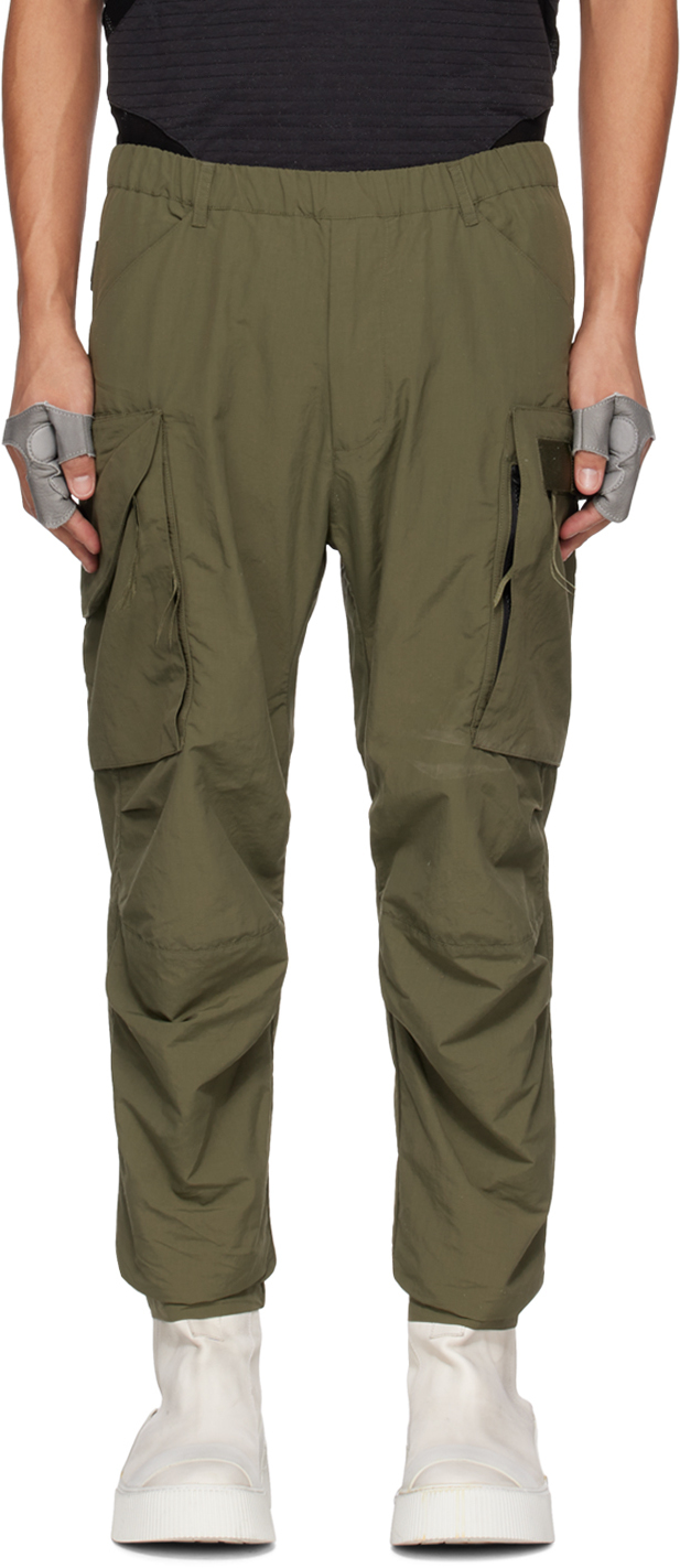 Lng Ssense Exclusive Green Nemen Edition Cargo Pants In Olive Green