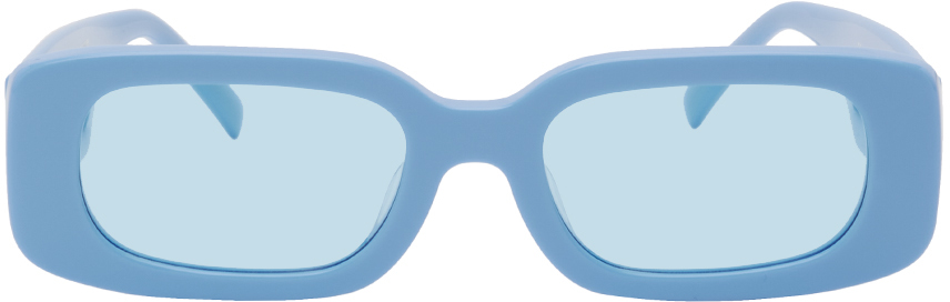 BONNIE CLYDE Blue 'Show & Tell' Sunglasses
