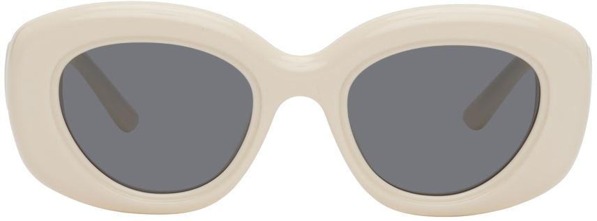 BONNIE CLYDE Off-White Portal Sunglasses