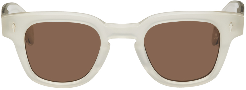 JACQUES MARIE MAGE White Yellowstone Forever Limited Edition Julien Sunglasses
