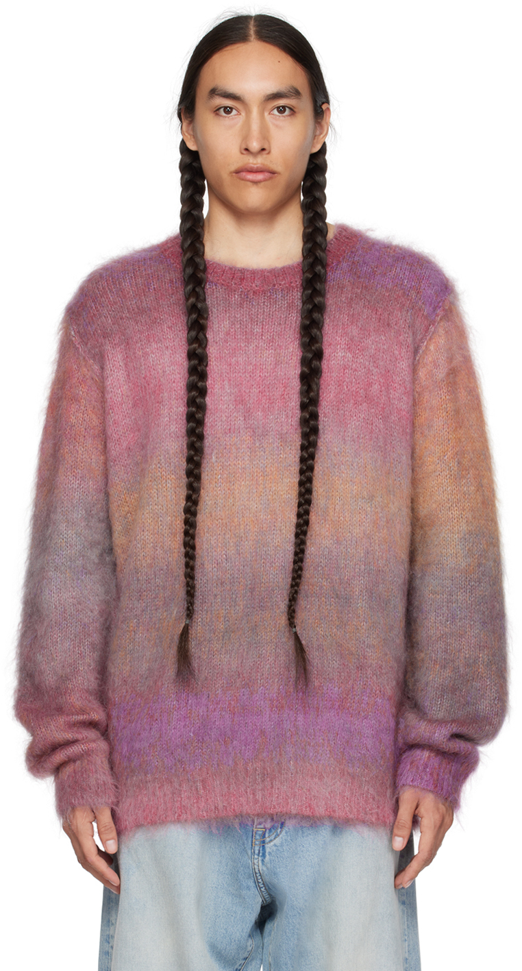 Multicolor Dropped Shoulder Sweater