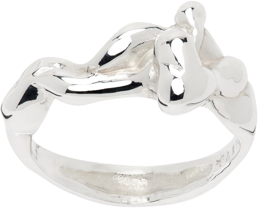 FARIS Silver Lava Ring