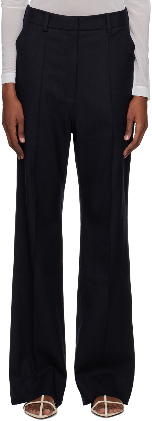 Navy Maisie Trousers