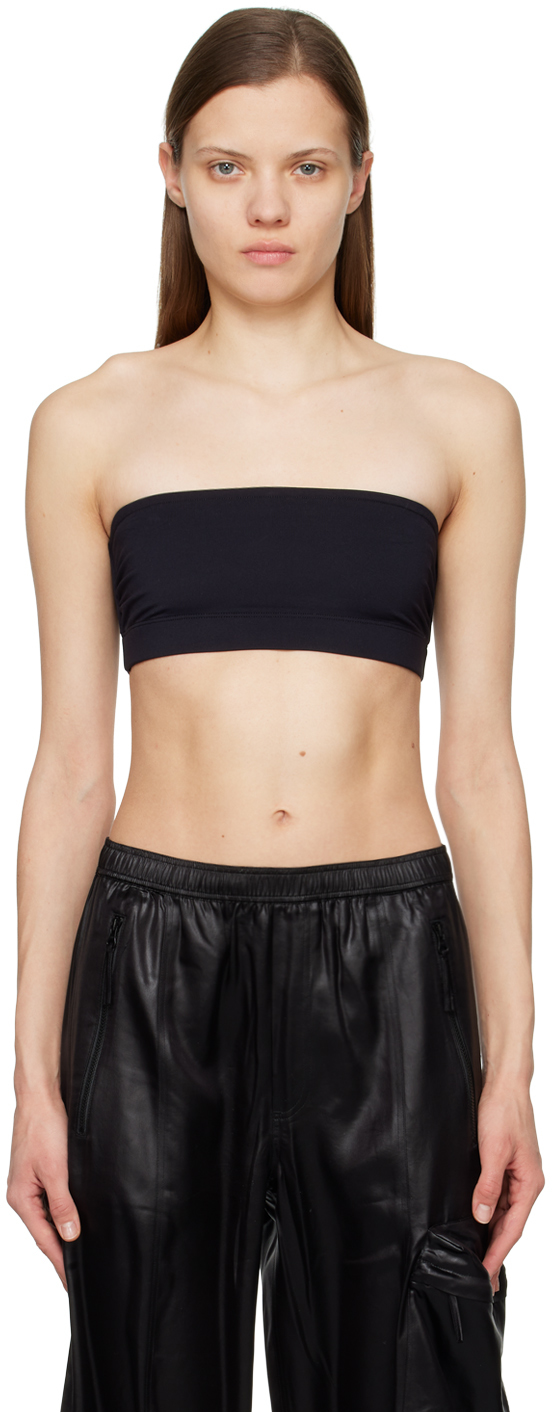 Shop Filippa K Black Ruched Tank Top In 1433 Black