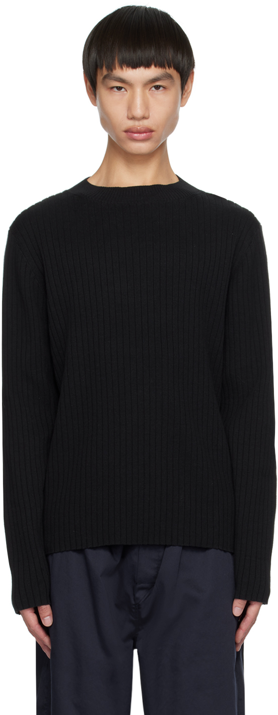 Filippa K Black Plated Sweater