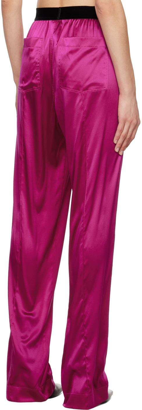 Tom Ford High-rise silk-blend satin pants