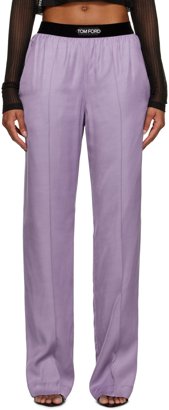TOM FORD Purple Pinched Seam Lounge Pants