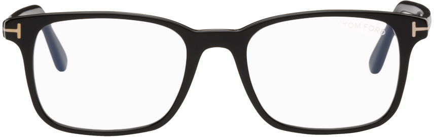 Black Square Blue-Block Glasses