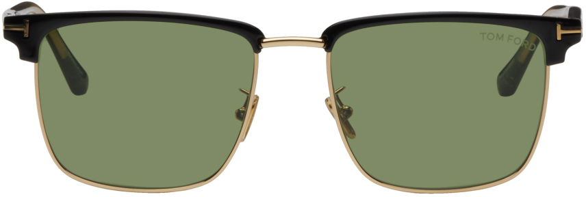 TOM FORD: Black Hudson Sunglasses | SSENSE Canada