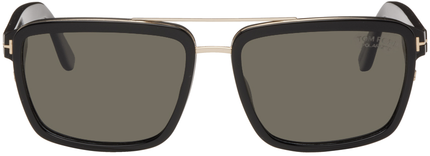 tom ford glasses black and gold