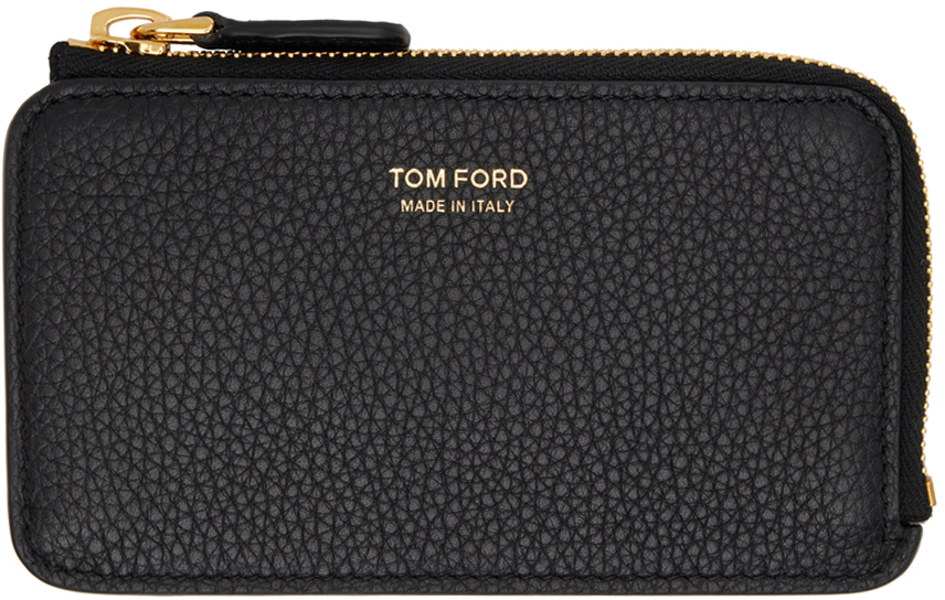 Tom Ford Zip Card Holder In 1n001 Black | ModeSens