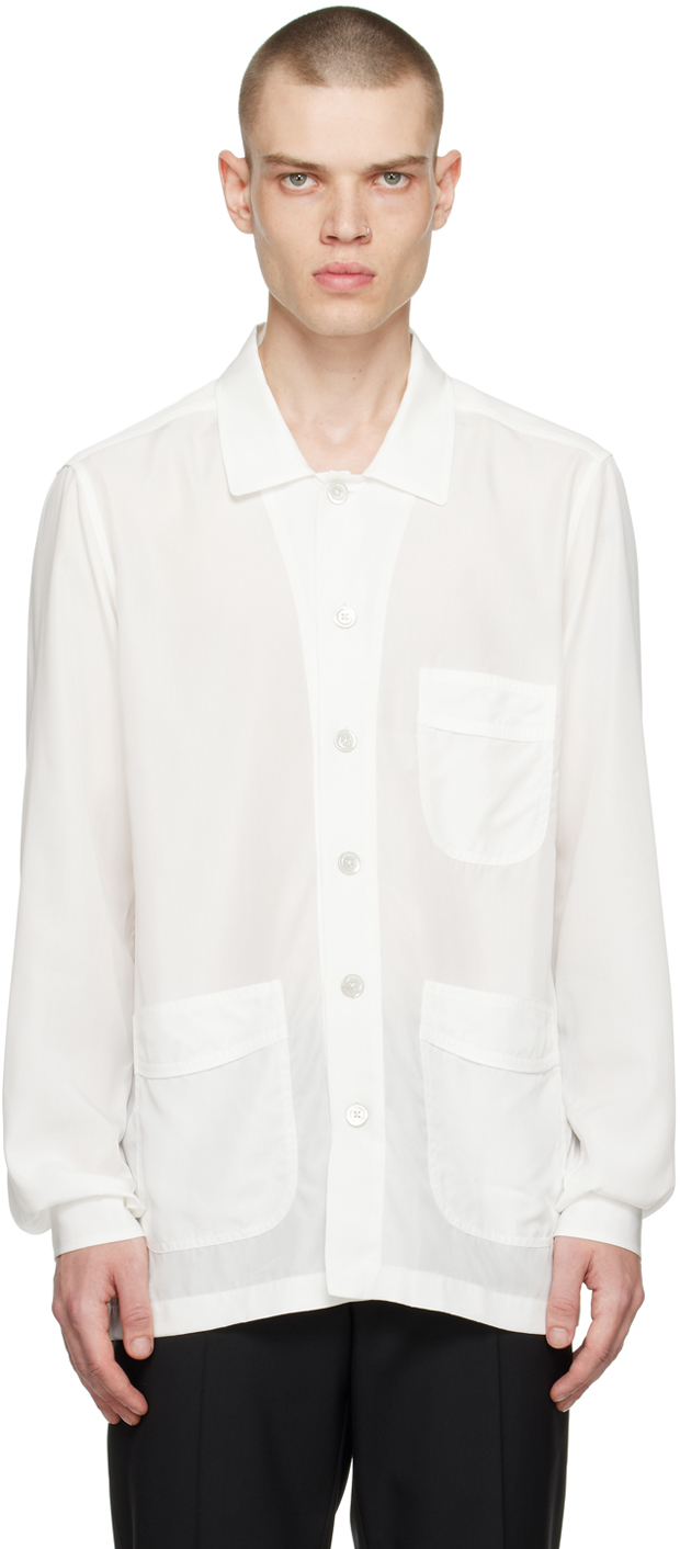 TOM FORD: White Lightweight Shirt | SSENSE Canada