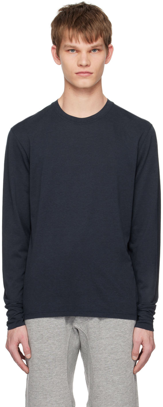 Tom Ford Long-sleeve T-shirt In Hb900 Navy