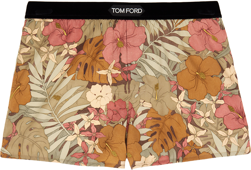 Tom Ford Pink Floral Boxers Ssense Uk