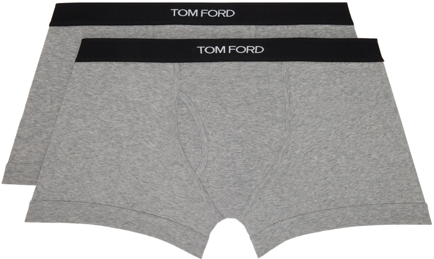 TOM FORD Two-Pack Gray Boxers