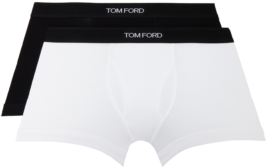 TOM FORD Two-Pack Black & White Boxers