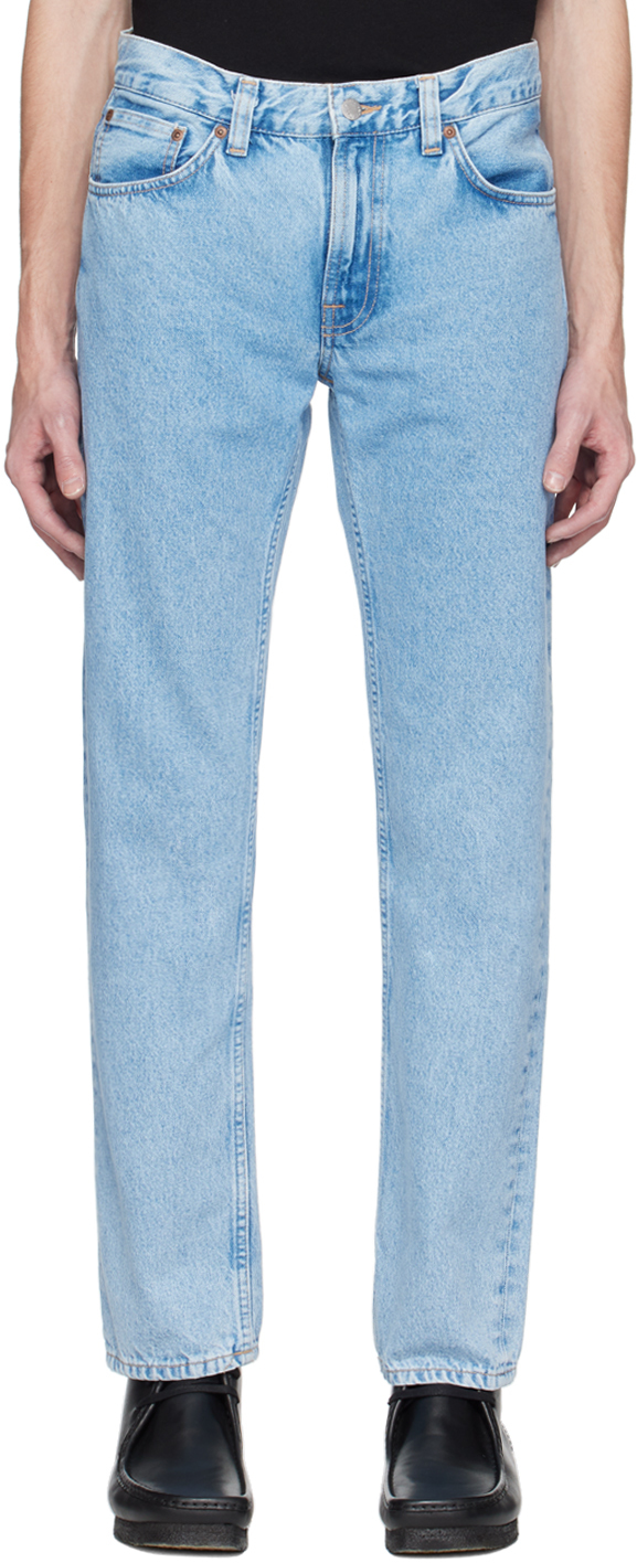 NUDIE JEANS BLUE GRITTY JACKSON JEANS