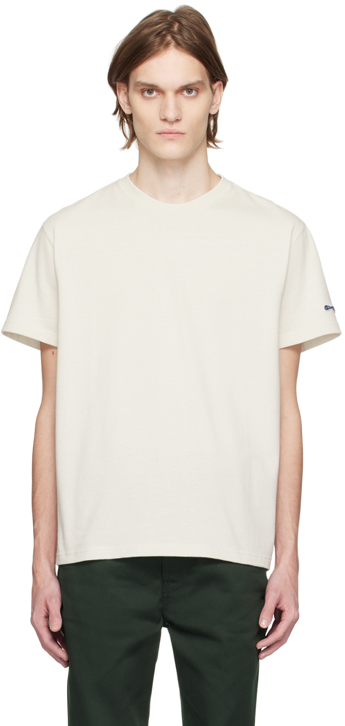 Nudie Jeans Off-white Rebirth T-shirt