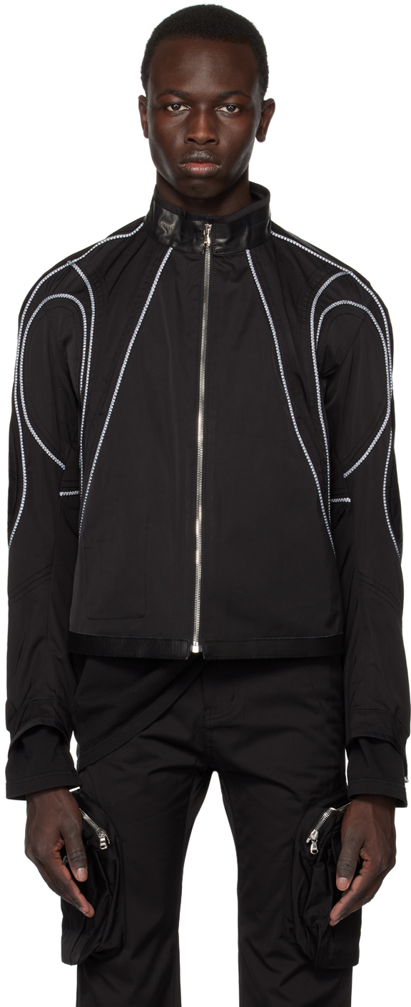 ジャケット・アウター FFFPOSTALSERVICE Diffraction Jacket 2 Diffraction Hunter Jacket in Black – SVRN