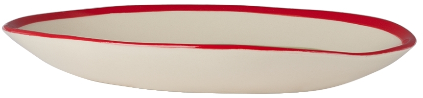 Laetitia Rouget Green & Red Friday Night Plate In Friday Night