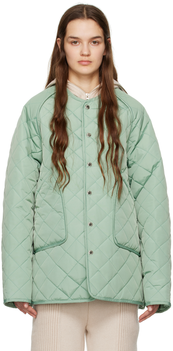 SSENSE Exclusive Green Jacket by Trunk Project on Sale