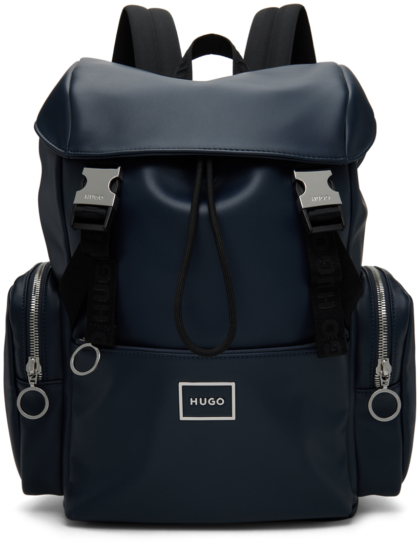 Hugo Navy Elliott Backpack In Blue
