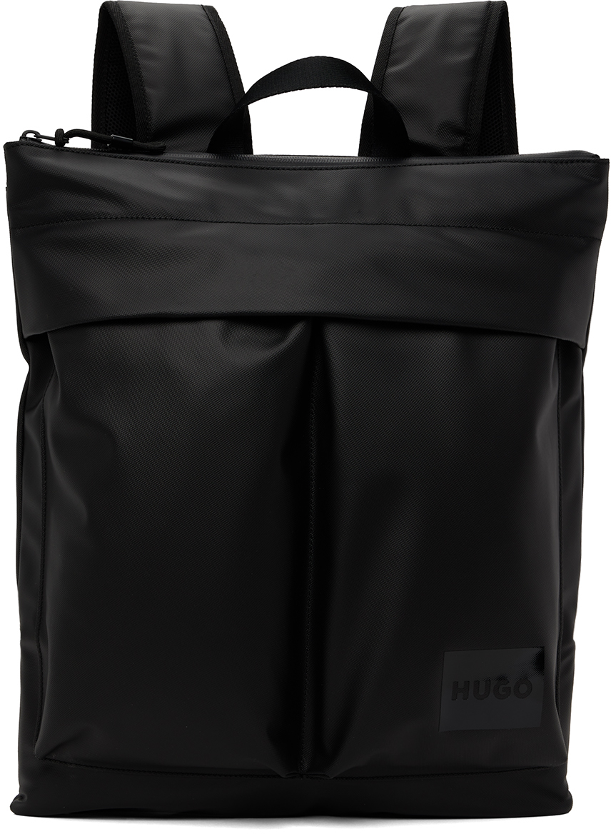 Hugo Black Quantum Backpack In Black 001