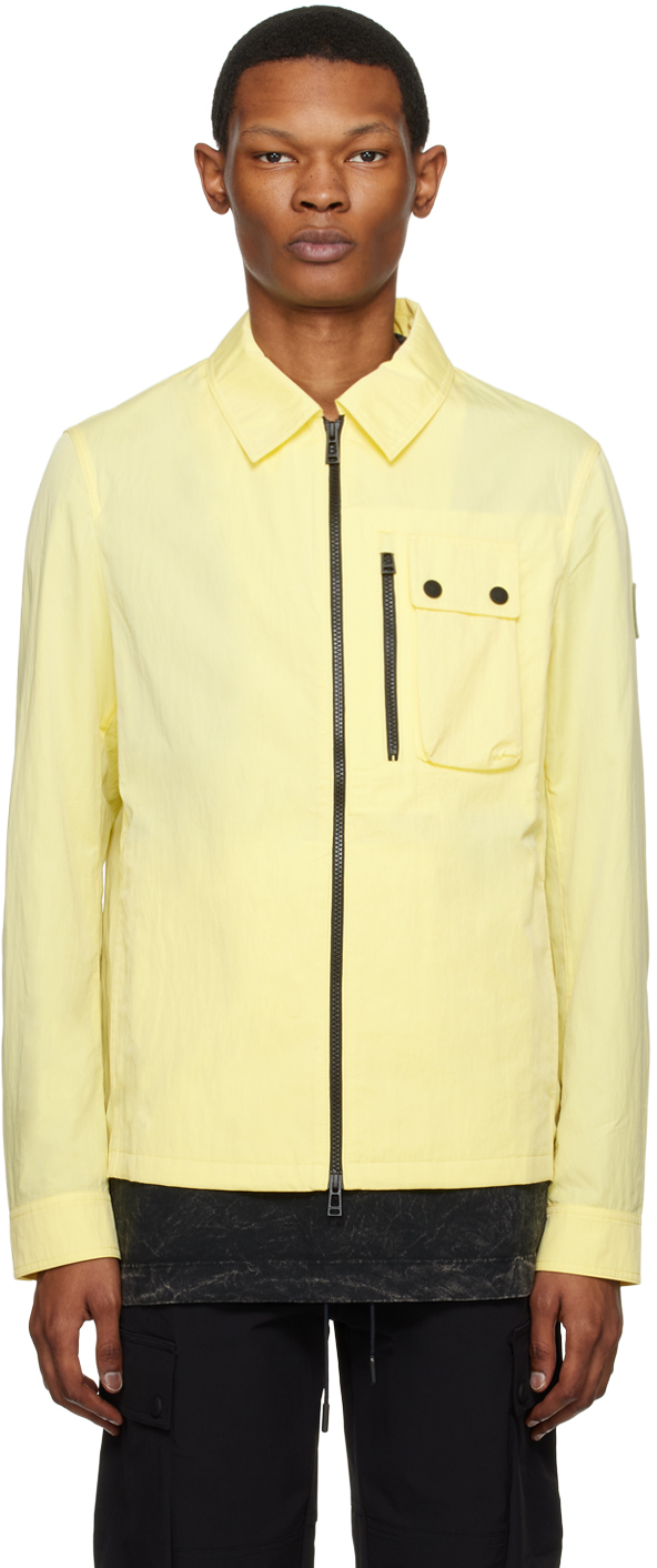 Belstaff Rail Overshirt In Lemon Yellow