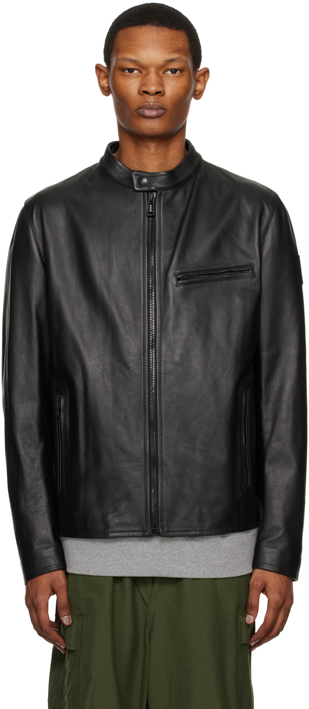 Belstaff Black Pearson Leather Jacket